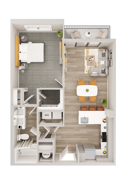 Lenox Bayside 3D Floor Plan A4 ALT